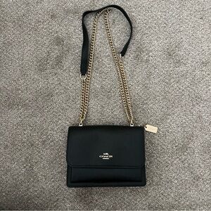 Coach Mini Klare Crossbody Leather Purse | Black